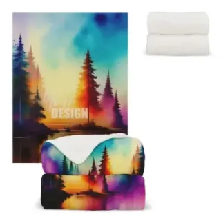 Coral fleece blanket sublimation 130x170 cm 270g/m² - LT90103 (gadzety reklamowe)